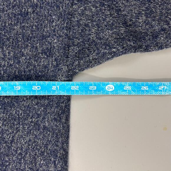 Woolrich Rugged Crewneck Sweater Wool Ash Navy Blue - Picture 11 of 11